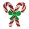 Northlight 4ft. Lighted Red & White Candy Cane Outdoor Christmas Window Silhouette 2 Northlight 4ft. Lighted Red & White Candy Cane Outdoor Christmas Window Silhouette -Christmas Designers Store D253977S 1