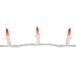 Northlight 100ct. Mini Christmas String Lights With White Wire Gold 17 Northlight 100ct. Mini Christmas String Lights With White Wire Gold -Christmas Designers Store D254016S 4