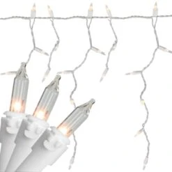 Northlight 300ct. Clear Mini Incandescent Icicle String Lights