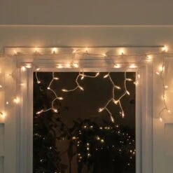 Northlight 300ct. Clear Mini Incandescent Icicle String Lights -Christmas Designers Store D254018S 3