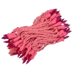 Northlight 50ct. Pink Mini Incandescent String Lights -Christmas Designers Store D254034S 2