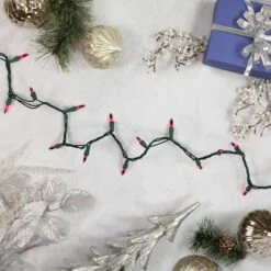 Northlight 50ct. Mini Christmas String Lights With Green Wire Purple 19 Northlight 50ct. Mini Christmas String Lights With Green Wire Purple -Christmas Designers Store D254037S 12