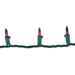 Northlight 50ct. Mini Christmas String Lights With Green Wire Purple 17 Northlight 50ct. Mini Christmas String Lights With Green Wire Purple -Christmas Designers Store D254037S 4