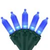 Northlight 100ct. LED Mini Christmas Lights With Green Wire Blue 1 Northlight 100ct. LED Mini Christmas Lights With Green Wire Blue -Christmas Designers Store D254042S 1