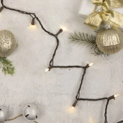 Northlight 100ct. White LED Mini String Lights -Christmas Designers Store D254055S 13