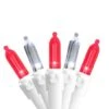 Northlight 100ct. White & Red Mini String Lights -Christmas Designers Store D254058S 1