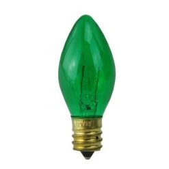 Northlight Incandescent C7 Replacement Bulbs, 25ct. Green -Christmas Designers Store D254070S 12