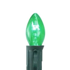 Northlight Incandescent C7 Replacement Bulbs, 25ct. Green -Christmas Designers Store D254070S 13