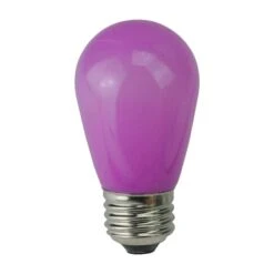 Northlight Opaque LED S14 Replacement Bulbs, 25ct. Purple -Christmas Designers Store D254071S 1 1