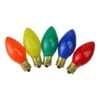 Northlight Multicolor Opaque C7 Incandescent Replacement Bulbs, 25ct. -Christmas Designers Store D254072S 1