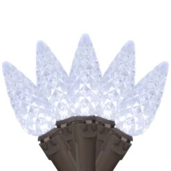 Northlight 70ct. Pure White LED C6 String Lights 14 Northlight 70ct. Pure White LED C6 String Lights -Christmas Designers Store D254081S 11