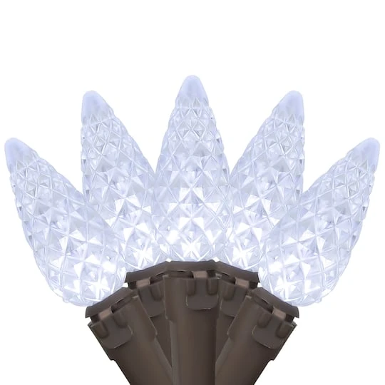 Northlight 70ct. Pure White LED C6 String Lights 6 Northlight 70ct. Pure White LED C6 String Lights - Image 4