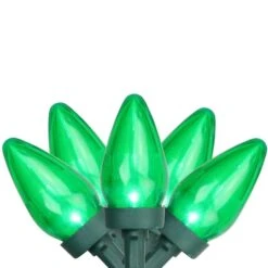 Northlight 25ct. LED C7 Christmas String Lights Green 14 Northlight 25ct. LED C7 Christmas String Lights Green -Christmas Designers Store D254085S 1 1