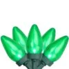 Northlight 25ct. LED C7 Christmas String Lights Green -Christmas Designers Store D254085S 1