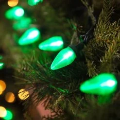Northlight 25ct. LED C7 Christmas String Lights Green 17 Northlight 25ct. LED C7 Christmas String Lights Green -Christmas Designers Store D254085S 12