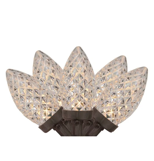 Northlight 100ct. Warm White Faceted LED Christmas String Lights 4 Northlight 100ct. Warm White Faceted LED Christmas String Lights - Image 2