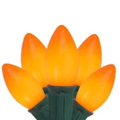 Northlight 25ct. Opaque C9 Christmas String Lights Orange 11 Northlight 25ct. Opaque C9 Christmas String Lights Orange -Christmas Designers Store D254098S 11
