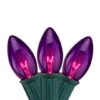 Northlight 25ct. C9 Christmas String Lights With Green Wire Purple 2 Northlight 25ct. C9 Christmas String Lights With Green Wire Purple -Christmas Designers Store D254100S 1