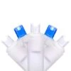 Northlight 50ct. LED Wide Angle Christmas String Lights With White Wire Blue/White -Christmas Designers Store D254109S 1