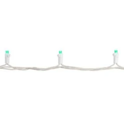 Northlight 50ct. LED Wide Angle Christmas String Lights With White Wire Green -Christmas Designers Store D254113S 15