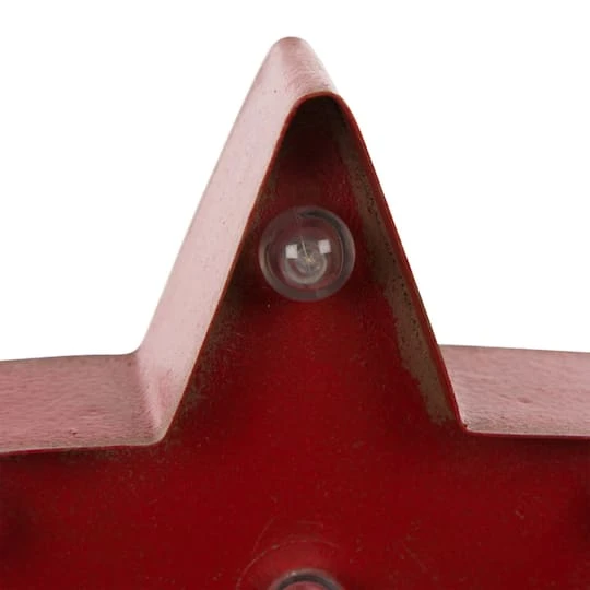 Glitzhome® 7.5" Marquee LED Star Stocking Holder, 2ct. 8 Glitzhome® 7.5" Marquee LED Star Stocking Holder, 2ct. - Image 6