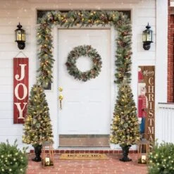 Glitzhome® 5ft. Wooden Nutcracker Porch Sign -Christmas Designers Store D254148S 6
