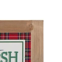 Glitzhome® 24" Wooden Christmas Trees Porch Sign -Christmas Designers Store D254158S 6