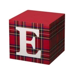 Glitzhome® 3.5ft. Wooden Plaid Believe Porch Décor -Christmas Designers Store D254160S 7