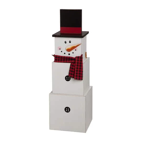 Glitzhome® 36" Double-Sided Snowman & Scarecrow Porch Décor 5 Glitzhome® 36" Double-Sided Snowman & Scarecrow Porch Décor - Image 3
