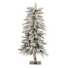 Melrose 3ft. Unlit Flocked Alpine Artificial Christmas Tree -Christmas Designers Store D254896S 1