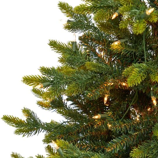 3ft. Pre-Lit North Carolina Fir Artificial Christmas Tree With Clear LED Lights 6 3ft. Pre-Lit North Carolina Fir Artificial Christmas Tree With Clear LED Lights - Image 4