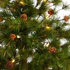 3ft. Pre-Lit Colorado Mountain Pine Artificial Christmas Tree, Clear LED Lights 13 3ft. Pre-Lit Colorado Mountain Pine Artificial Christmas Tree, Clear LED Lights -Christmas Designers Store D255818S 3