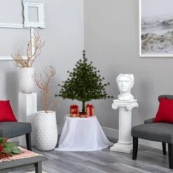 3ft. Pre-Lit Colorado Mountain Pine Artificial Christmas Tree, Clear LED Lights 15 3ft. Pre-Lit Colorado Mountain Pine Artificial Christmas Tree, Clear LED Lights -Christmas Designers Store D255818S 7