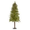 8ft. Pre-Lit Wyoming Alpine Artificial Christmas Tree, Clear LED Lights -Christmas Designers Store D255843S 1