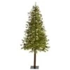 7ft. Pre-Lit Wyoming Alpine Artificial Christmas Tree, Clear LED Lights -Christmas Designers Store D255845S 1