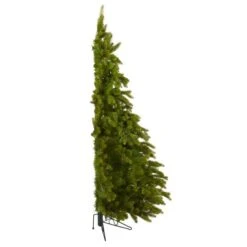 6ft. Pre-Lit Cambridge Spruce Flat Back Artificial Christmas Tree, Warm White LED Lights -Christmas Designers Store D255852S 3