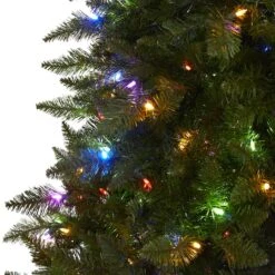 6.5ft. Pre-Lit Vermont Spruce Artificial Christmas Tree, Color Changing LED Lights -Christmas Designers Store D255862S 3