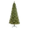 9ft. Pre-Lit Wisconsin Slim Snow Tip Pine Artificial Christmas Tree With Clear LED Lights 1 9ft. Pre-Lit Wisconsin Slim Snow Tip Pine Artificial Christmas Tree With Clear LED Lights -Christmas Designers Store D255955S 1