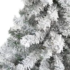 4ft. Unlit Flocked Rock Springs Spruce Artificial Christmas Tree -Christmas Designers Store D256021S 3