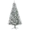 8ft. Unlit Flocked Rock Springs Spruce Artificial Christmas Tree -Christmas Designers Store D256023S 1