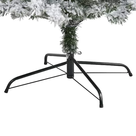 8ft. Unlit Flocked Rock Springs Spruce Artificial Christmas Tree 9 8ft. Unlit Flocked Rock Springs Spruce Artificial Christmas Tree - Image 7