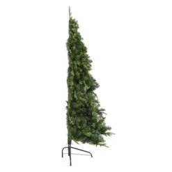 6ft. Pre-Lit Grand Teton Spruce Flat Back Artificial Christmas Tree With Clear LED Lights -Christmas Designers Store D256097S 5