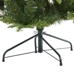 6ft. Pre-Lit Grand Teton Spruce Flat Back Artificial Christmas Tree With Clear LED Lights -Christmas Designers Store D256097S 6