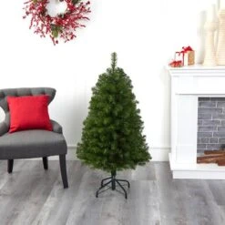 4ft. Pre-Lit Virginia Fir Artificial Christmas Tree, Clear Lights -Christmas Designers Store D256113S 6