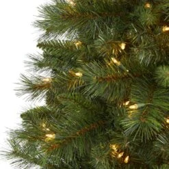 7.5ft. Pre-Lit West Virginia Mountain Pine Artificial Christmas Tree, Clear LED Lights 13 7.5ft. Pre-Lit West Virginia Mountain Pine Artificial Christmas Tree, Clear LED Lights -Christmas Designers Store D256131S 3
