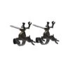 Original MantleClip® Matte Black Reindeer Icons Stocking Holders, 2ct. 2 Original MantleClip® Matte Black Reindeer Icons Stocking Holders, 2ct. -Christmas Designers Store D349369S 1