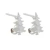 Original MantleClip® Silver Tree Icons Stocking Holders, 2ct. -Christmas Designers Store D349381S 1