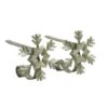 Original MantleClip® Antique Brass Snowflake Icons Stocking Holders, 2ct. -Christmas Designers Store D349408S 1