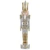 Haute Decor 37" Gold & Silver Christmas Nutcracker 2 Haute Decor 37" Gold & Silver Christmas Nutcracker -Christmas Designers Store D349410S 1