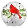 Haute Decor 6" Lighted Cardinal Christmas Globe -Christmas Designers Store D349425S 1